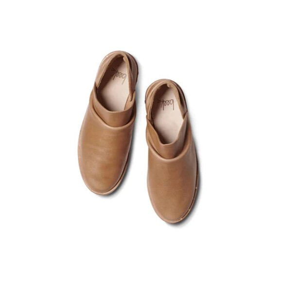 NEW BEEK Leather Puffin Molded Bootie Flats saddle for women 2510 10T5M - Picture 4 of 7